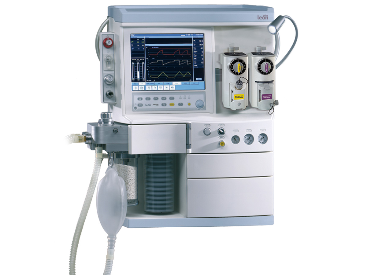 leon plus wall anaesthesia device frontal 