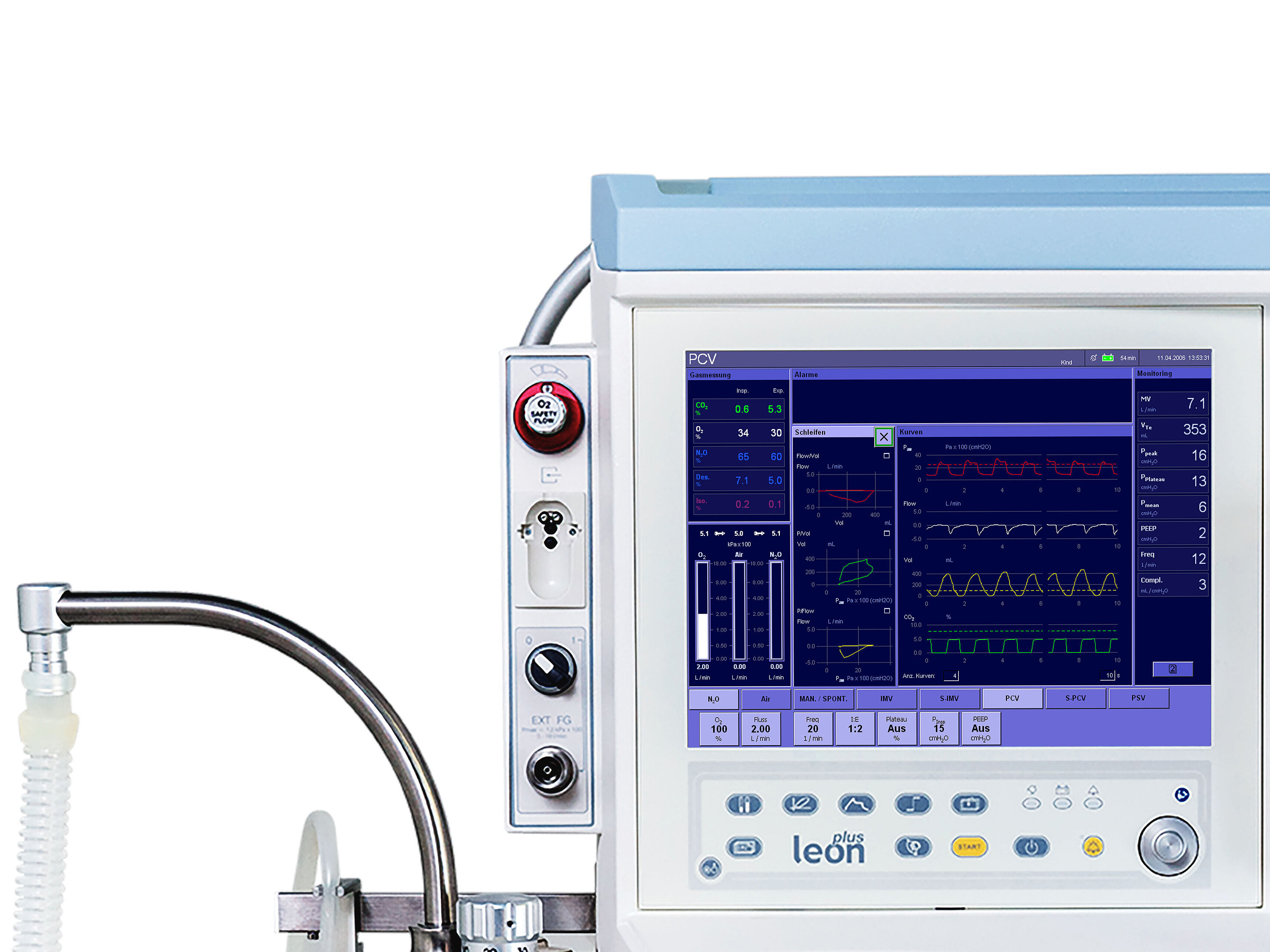  leon plus anaesthesia device frontal loop